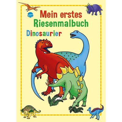 German Book "Mein Erstes Riesenmalbuch - Dinosaurier"