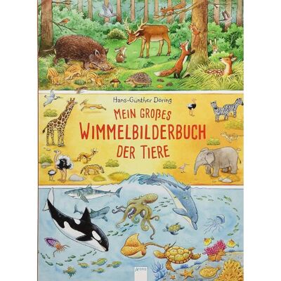 German Book "Mein Großes Wimmelbilderbuch Der Tiere"
