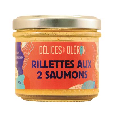 2 rillette di salmone