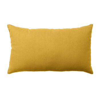 Coussin rectangulaire, 30x50cm, Jaune, 100% coton, collection PANAMA 1