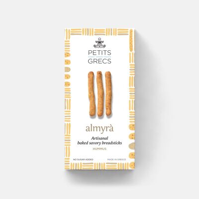 Almyra Hummus - Palitos de pan salados horneados artesanalmente