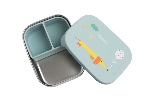 PREORDER 20.07.24 Stainless Steel Lunchbox Flying Dog for Kids