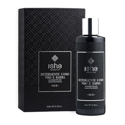 Facial and Beard Cleanser with Oud Perfume