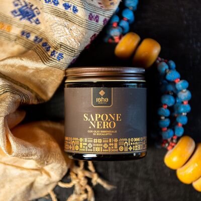 African Black Soap With Eucalyptus Essential Oil 250ml