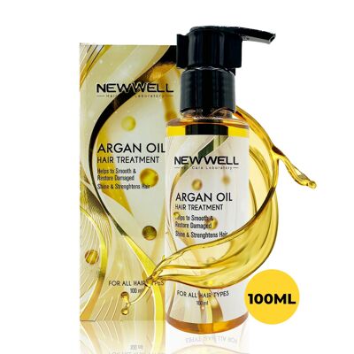 Argan oil for hair, shine, strength & suppleness, reduces hair breakage, vegan