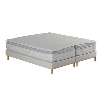 Surmatelas Wellness 90x190 cm | Fibres creuses polyester 6