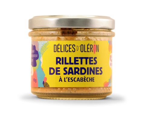 Rillettes de sardines à l'èscabèche