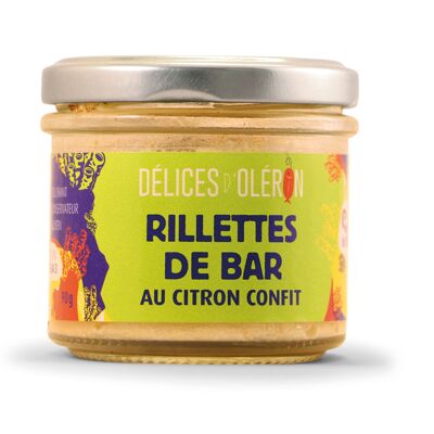 Sea bass rillettes with candied lemon