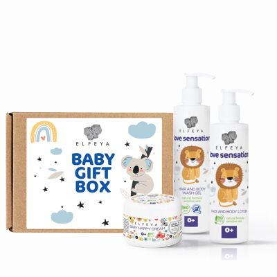 BABY BOX LOVE SENSATION - SET 3 PRODUITS