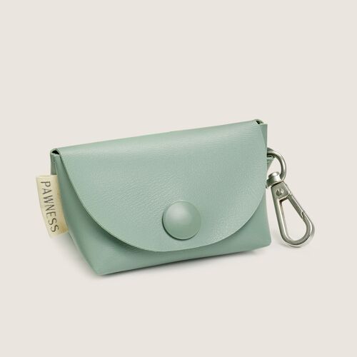 Vegan Leather Treat Bag -Emerald