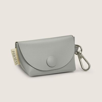 Vegan Leather Treat Bag - Grey