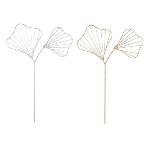 Gartenstecker Ginkgo Ginkgo H.43,1 cm - 2fach sortiert