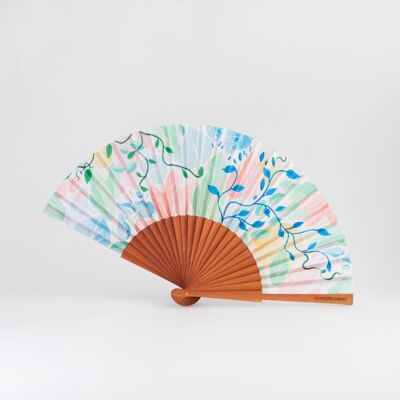 Pastel Jungle Fan