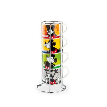 Tasse à expresso Mickey je suis H.21 cm - 4 fois assorti 2