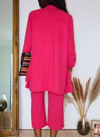 veste fluide fushia 4