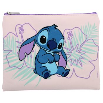 Disney Stitch - Trousse de toilette plate / Trousse à crayons