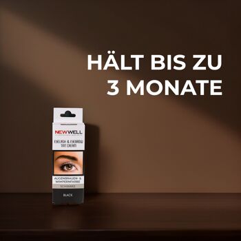 Coloration des sourcils 15ml. avec oxydant 20ml. aspect durable et naturel 3