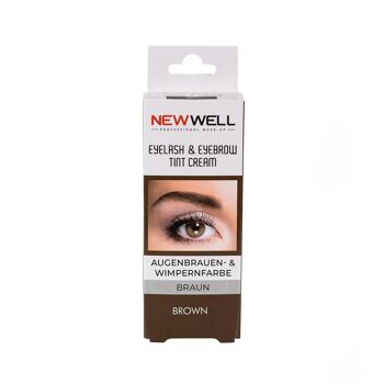 Coloration des sourcils 15ml. avec oxydant 20ml. aspect durable et naturel 6