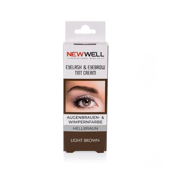 Coloration des sourcils 15ml. avec oxydant 20ml. aspect durable et naturel 8