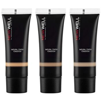 Fond de Teint Matifiant : Teint lisse longue tenue, haute couvrance, texture légère, déperlant, SPF30, couvrance parfaite pour un fini impeccable 1