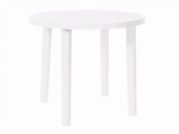 garbar OLOT Table Ronde Intérieur, Extérieur Ø86 Blanc 1