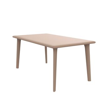 Resol DESSA Table Rectangulaire Intérieur, Extérieur 160x90 Sable 1