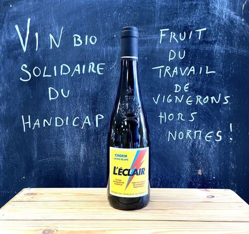 Vin blanc Anjou AOC - L'ECLAIR, le vin solidaire du handicap