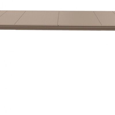 garbar NOA Rechteckiger Tisch für den Innen- und Außenbereich, 160 x 90 Fuß, Sand – Sandbrett