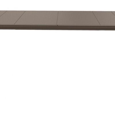 garbar NOA Rechteckiger Tisch für drinnen und draußen, 160 x 90 Fuß, Schokolade – Schokoladentafel