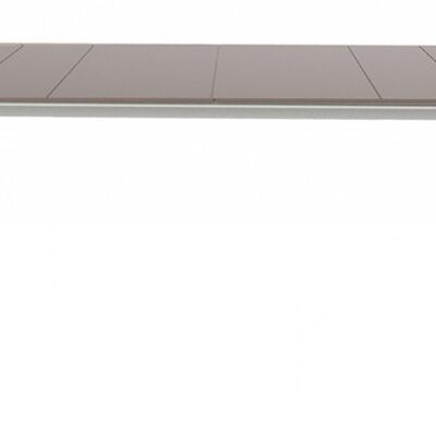 garbar NOA Rechteckiger Tisch für drinnen und draußen, 160 x 90 Fuß, Weiß – Schokoladentafel