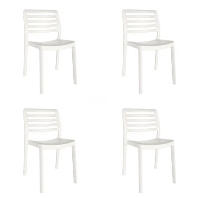 garbar WIND Set 4 Indoor Stuhl, Outdoor Weiß