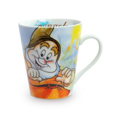 Cup / mug "Happy" H.10.5cm