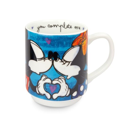 Tasse / Becher "you complete me" H.10 cm