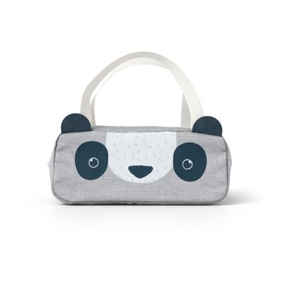 MB Wonder - Panda Blue - Children's meal bag for lunch box tray - 950ml