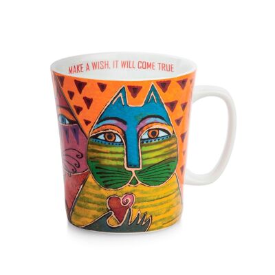 Tasse / Becher "Fantastic Felines" orange