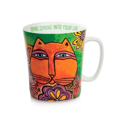 Tasse / mug "Félins Fantastiques" vert