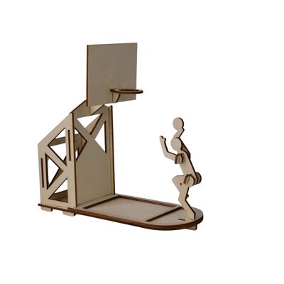 Kit di costruzione Puzzle 3D Astuccio da basket in legno
