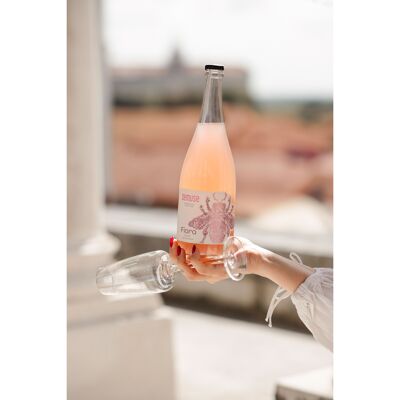 Non-alcoholic sparkling wine low sugar all natural ingredients made with honey - Bemuse Fiora Brut