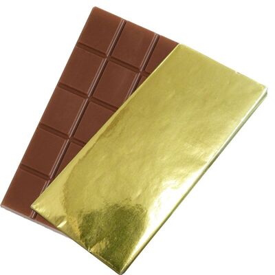 80g Milk Chocolate Bars (Gold Foil Only)