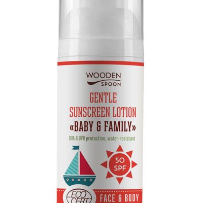 ORGANIC CERTIFIED SUNSCREEN LOTION ”BABY & FAMILY” SPF 50, 50ml