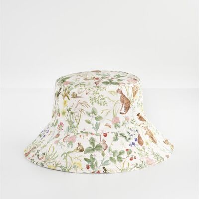 Meadow Creatures Marshmallow Bucket Hat