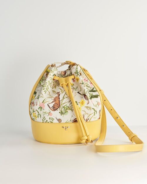 Meadow Creatures Bucket Bag - Yellow