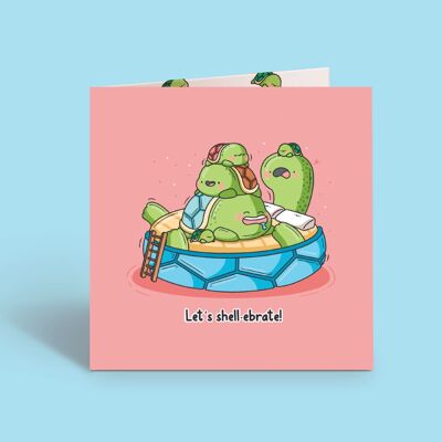 Turtle Card | Celebration Card | Greeting Card