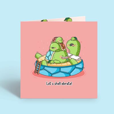 Turtle Card | Celebration Card | Greeting Card