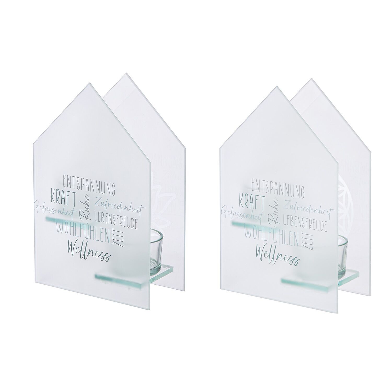 Candeliere portacandela consapevolezza della casa H.20 cm - 2 volte assortiti