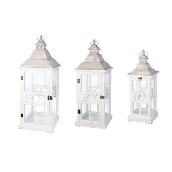 Lanterne Boaco 3 pcs. Blanc 1