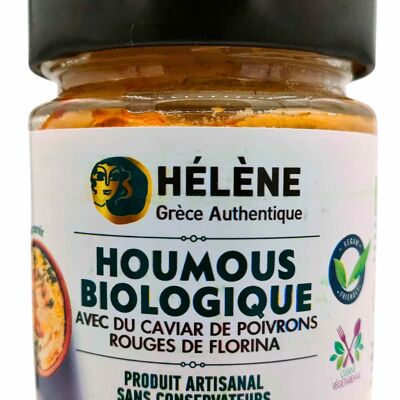 Hummus con caviale di peperoni rossi bio 200g