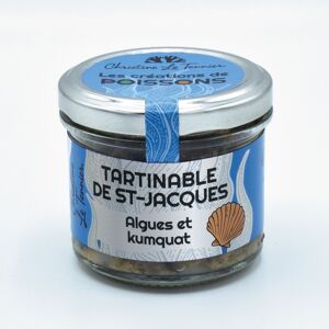 Tartinable Saint Jacques, algues et kumquat