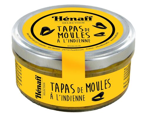 Tapas de moules à l'indienne Hénaff Sélection 110g