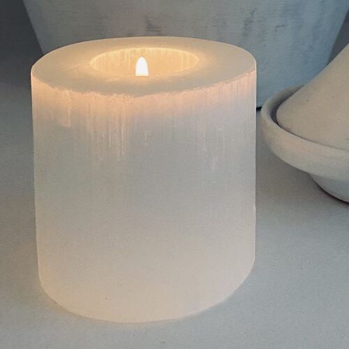 Tea Light Selenite